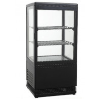 Armadio Refrigerato ventilato\espositore bibite Modello VRN58NERA Porta a vetro