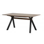 Tavolo da interno TESR Struttura in legno massello, piano in MDF impiallacciato Modello 1801-MT49