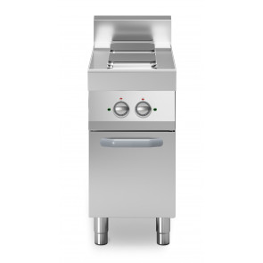 Cucina elettrica 2 piastre quadre MDLR Armadio con porta Modello F7040PCEQP