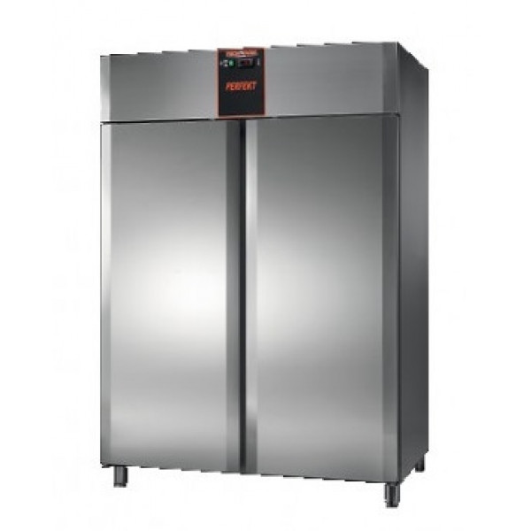 Armadio Frigo Refrigerato In acciaio inox GN2/1 Modello AF14PKMBT Monoblocco temperatura negativa due porte