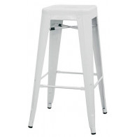 Sgabello impilabile da interno TESR Struttura in metallo verniciato Modello 977-BT503