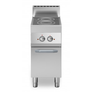 Cucina elettrica a infrarossi 2 zone MDLR Armadio con porta Modello F7040PVEP