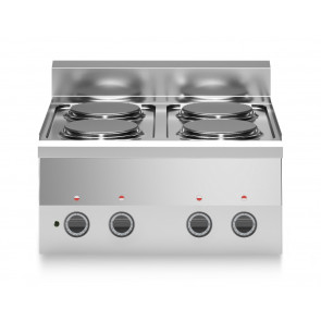 Cucina elettrica 4 piastre ECO MDLR Modello F6060PCEET