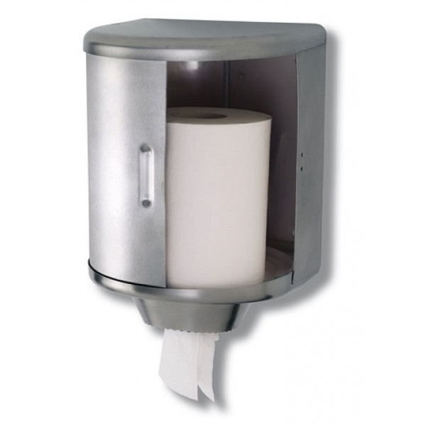 Dispenser Asciugamani Di Carta In Acciaio Inox 18/8 (SUS304) - Design Moderno, Finitura Opaca, Per Bagno O Cucina