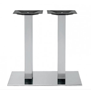 Base da interno TESR Struttura in acciaio inox cromato , piedini regolabili Modello 773-341C