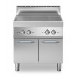 Cucina elettrica ad induzione 4 zone MDLR Armadio con porte Modello F7080INDP