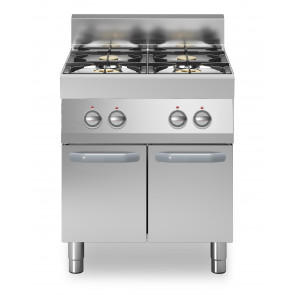 Cucina a gas 4 fuochi MDLR Armadio con porte Modello F7070PCGBP