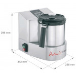 Miscelatore di cottura Capacità boccale: 2 lt Temperatura +25°C /+190°C Modello HotMixPro Gastro