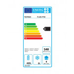 Armadio Frigo esterno inox interno in ABS Modello PL401PTSX Refrigerazione Agitata