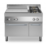 Cucina tuttapiastra a gas+2 fuochi MDLR Forno a gas statico Modello F70110TPFGFBP