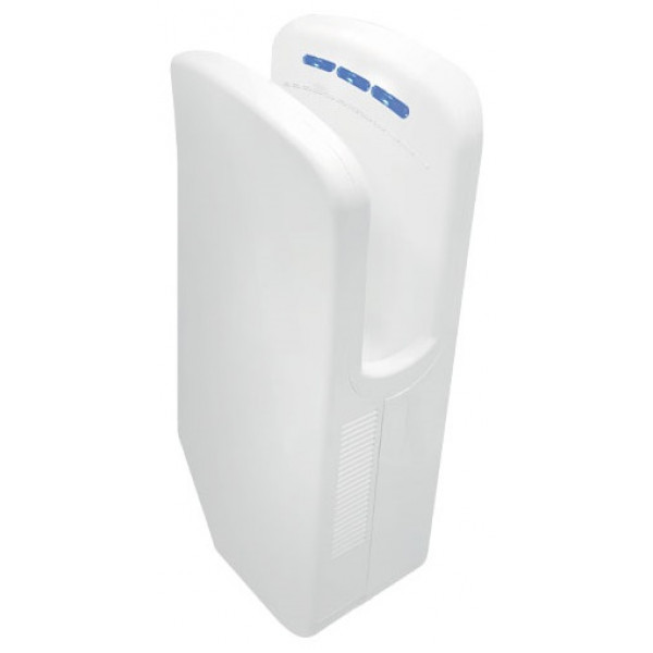 Asciugamani Elettrico con sensori ad infrarossi Versione Easy Bianco in ABS MDL alte prestazioni Asciugatura perfetta in 12-15 sec Modello X-DRY COMPACT 704255