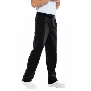 Pantalone cuoco nero IC 65% Poliestere 35% cotone Disponibile in diverse taglie Modello 064101