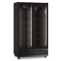 Armadio Frigo Refrigerato ventilato 2 porte battente Modello ICOOL110BLACK