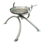 Spadellatore professionale in acciaio inox Manuale Portata 25/70 persone Modello Pentolo Primo