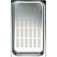 BACINELLA GASTRONORM FORATE ACCIAIO INOX 18/10 AISI 304 GN 1/3 forata sul fondo Modello BF1320000