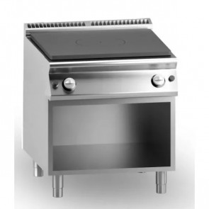 Cucina elettrica tuttapiastra MDLR 4 zone di cottura Vano aperto Modello CL9080TPE