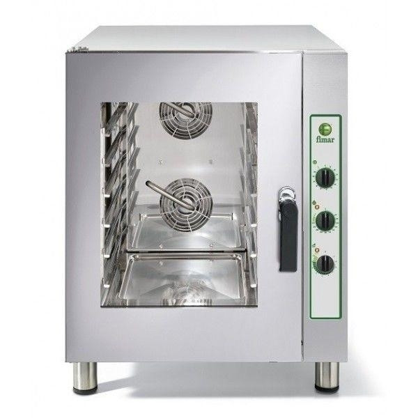 Forno a convezione meccanico Modello STR6 Umidificatore con regolatore di energia (iniezione diretta) Ventilatore centrifugo con autoreverse