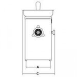 Tritacarne Modello TC32 BARCELLONA Produzione oraria kg/h. 650
