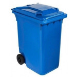 Bidone per rifiuti da esterno in polietilene ad alta densità con protezione anti UV MDL Colore BLU Modello 766632