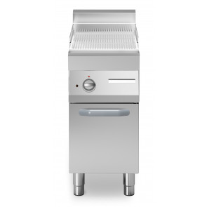 Fry trop elettrico Piastra rigata cromata MDLR Armadio con porta Modello F7040FTECRP