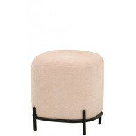 Pouf da interno TESR Struttura in metallo verniciato, rivestimento in tessuto. Modello 1774-S03