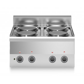 Cucina elettrica 4 piastre potenziate MDLR Modello F6060PCET