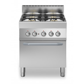 Cucina a gas 4 fuochi MDLR Forno elettrico ventilato Modello F7070CFGEB