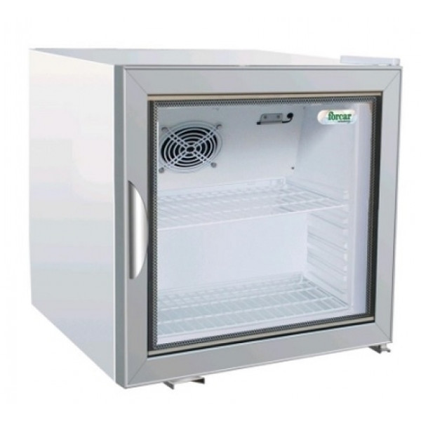 Armadio frigo refrigerato snack Modello G-SC50G in lamiera verniciata Statico N.1 porta a vetro