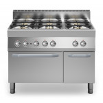 Cucina a gas 6 fuochi MDLR Forno elettrico ventilato Modello F70110CFGEB