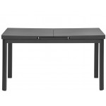 Tavolo da interno TESR Struttura in alluminio verniciato, piano allungabile in vetro temperato antigraffio Modello 1807-SD80