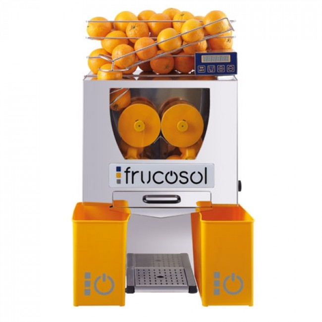 Spremiagrumi automatico professionale in acciaio inox Frucosol con  contatore digitale delle arance Modello F50C Produzione 20