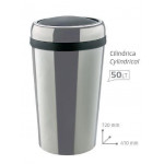 Gettacarte basculante MDL In acciaio inox, con finitura brillante Con coperchio basculante in ABS Modello 109777