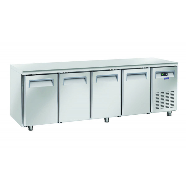 Tavolo Refrigerato TROPICALIZZATO GN1/1 in acciaio inox Refrigerazione ventilata Modello QN4100SG