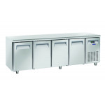 Tavolo Refrigerato TROPICALIZZATO GN1/1 in acciaio inox Refrigerazione ventilata Modello QN4100SG