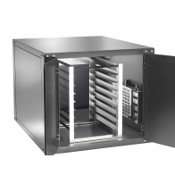 Cella di lievitazione Modello FML/FMD 9 N. teglie 9 (con ruote) 11 (senza ruote) Potenza 1,1 kW