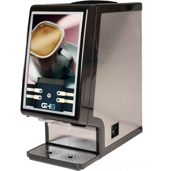 Distributore di bevande calde SM Modello GH2 LUCE N.2 gusti , capacità per gusto kg 0,5 , N.2 contenitori , N.2 Mixer