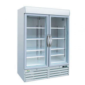 Armadio Frigo Refrigerato Snack Modello G-SNACK930BTG Ventilato Espositore gelateria Porta a Vetro