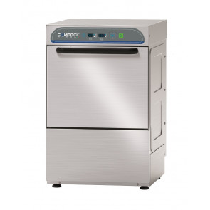 Lavabicchieri elettronica Compack in acciaio inox Altezza massima bicchiere cm 27,5 Diam. max piatto cm 29,5 CestoTondo 40X40 Modello X29ER