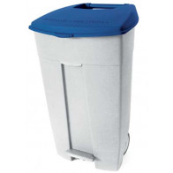 Contenitore mobile a pedale in plastica CONTIPLAST 120L MDL Colore BLU Modello 102535