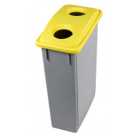 Contenitore per la raccolta differenziata , OFFICE 90 Gettacarte con foro giallo MDL 90 L Modello 102206