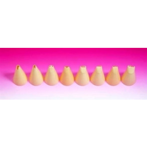 Bocchette in polipropilene per decorare Decorazione Fantasia Set 8 pezzi con box H 6 cm Modello 509-100
