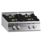 Cucina a gas MDLR 4 fuochi Modello CL7080PCGBT