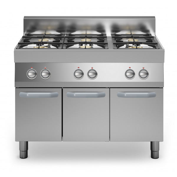 Cucina a gas 6 fuochi MDLR Armadio con porte Modello F70110PCGBP