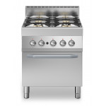 Cucina a gas 4 fuochi MDLR Forno a gas statico Modello F7070CFGB