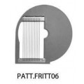 Disco per taglio a listelli PC06 - spessore 6mm - adatto per patate fritte di circa 6mm (+ disco da taglio tag08) per Tagliaverdura Modello TITANIUM