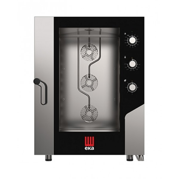 Forno elettrico combinato a convezione con vapore Modello MKF1021S Capacità n.10 teglie GN 2/1 Potenza Kw 27,5