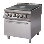 Cucina elettrica tuttapiastra MDLR 4 zone di cottura Modello CL9080TPFE Forno elettrico