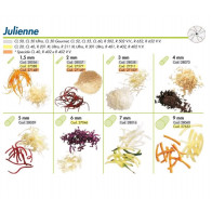 Dischi per julienne adatti a tagliaverdure serie Expert 5-7 Robot Coupe