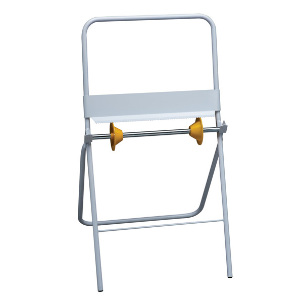Portarotolo industriale d’appoggio in metallo bianco MDL - Modello ROLIND 700030