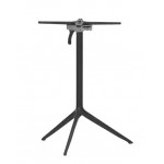 Base da esterno TESR ​Struttura in alluminio verniciato  accatastabile con accessorio pieghevole Modello 692-C57